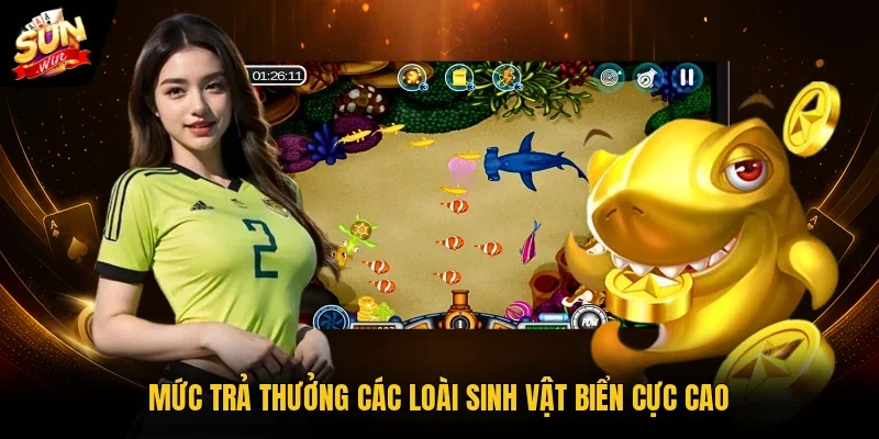 Mức trả thưởng các loài sinh vật biển cực cao